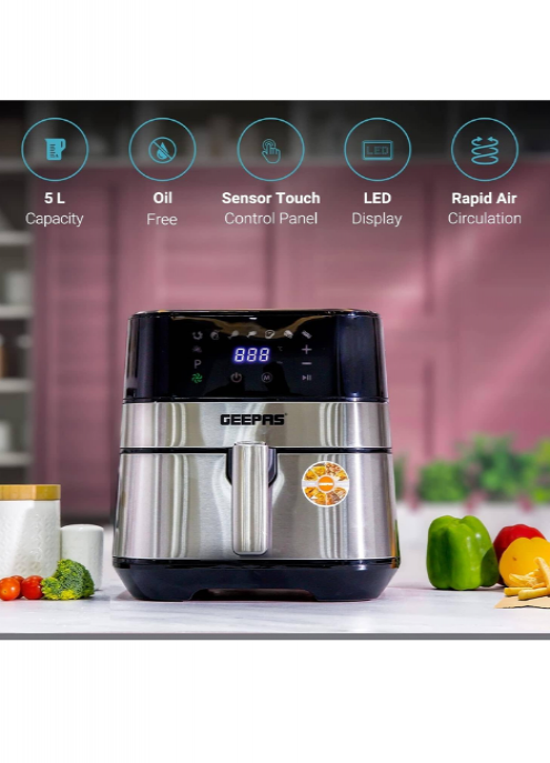 GEEPAS AIR FRYER-5LTS GAF37510 (K)
